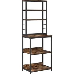 Boekenkasten & Wandplanken*vidaXL Keukenplank 60 x 40 x 168 cm Bewerkt hout Gerookt eiken