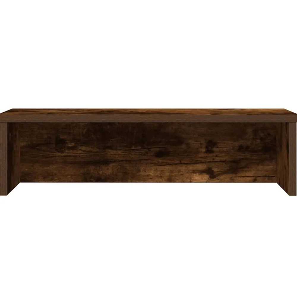 Keuken & Eetkamer*vidaXL Keukenrek stapelbaar 50x15x16 cm bewerkt hout Gerookt eiken