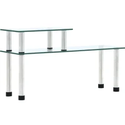 Keukenschap 45x16x26 cm gehard glas transparent>vidaXL Hot
