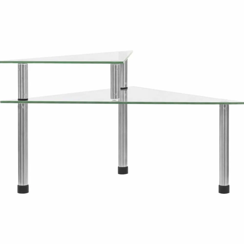 Keuken & Eetkamer*vidaXL Keukenschap 49,5x35x19 cm gehard glas transparent Doorzichtig