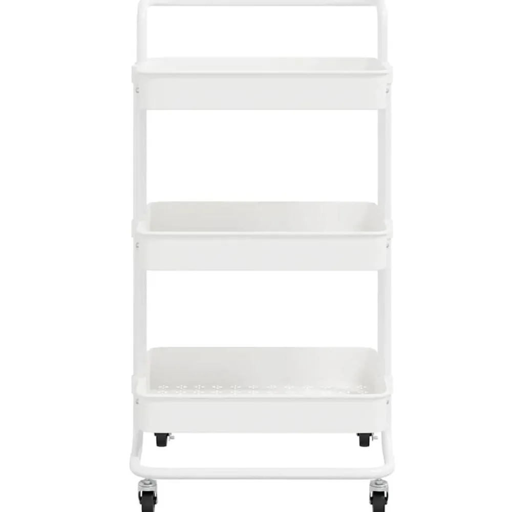 Keukentrolley 3-laags 42x35x85 cm ijzer en ABS>vidaXL New
