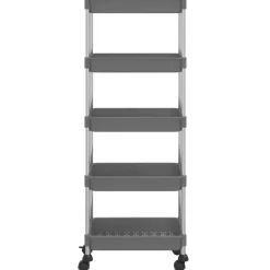 Keukentrolley 5-laags 42x29x128 cm ijzer en ABS><noscript><img width=
