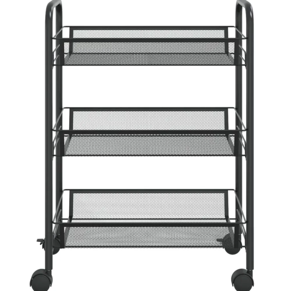Keukentrolley 3-laags 46x26x64 cm ijzer>vidaXL Outlet