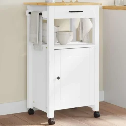 Keukentrolley MONZA 48x40x88,5 cm massief grenenhout>vidaXL Online