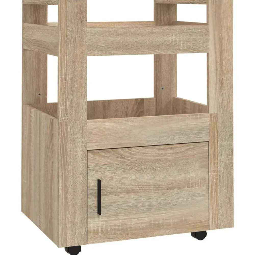 Keukentrolley 60x45x80 cm bewerkt hout kleurig>vidaXL Best