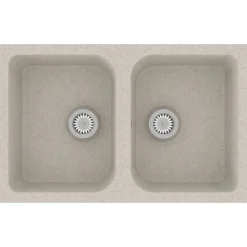 Keukenwasbak 76 x 48 x 30 cm Kwarts en hars>vidaXL Sale