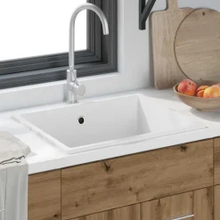 Keukenwasbak 54 x 44 x 20 cm Graniet><noscript><img width=