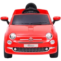 Speelgoed*vidaXL Kinderauto Fiat 500 elektrisch Rood