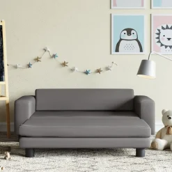 Kinderbank met voetensteun 100x50x30 cm kunstleer>vidaXL Outlet