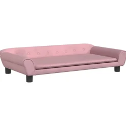 Meubelen Voor Baby'S & Peuters*vidaXL Kinderbank 100x50x26 cm fluweel Roze