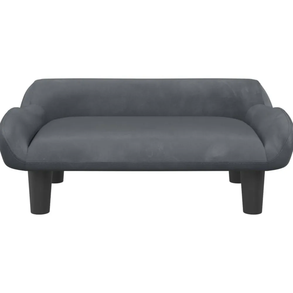 Kinderbank 70x40x24 cm fluweel>vidaXL