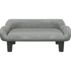 Meubelen Voor Baby'S & Peuters*vidaXL Kinderbank 70x40x24 cm fluweel Lichtgrijs