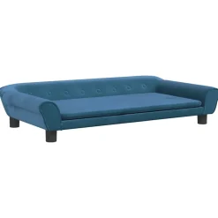 Meubelen Voor Baby'S & Peuters*vidaXL Kinderbank 100x50x26 cm fluweel Blauw