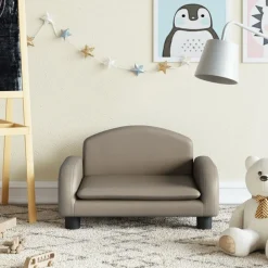 Meubelen Voor Baby'S & Peuters*vidaXL Kinderbank 50x40x30 cm kunstleer kleurig Cappuccino