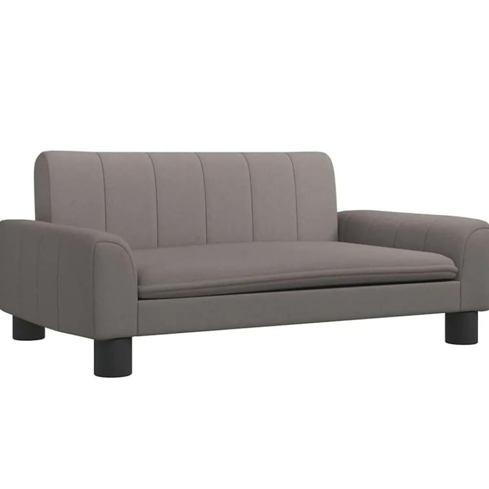 Meubelen Voor Baby'S & Peuters*vidaXL Kinderbank 70x45x30 cm stof Taupe