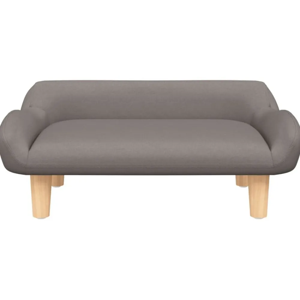 Meubelen Voor Baby'S & Peuters*vidaXL Kinderbank 70x40x24 cm stof Taupe