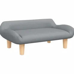 Meubelen Voor Baby'S & Peuters*vidaXL Kinderbank 70x40x24 cm stof Lichtgrijs