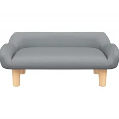 Meubelen Voor Baby'S & Peuters*vidaXL Kinderbank 70x40x24 cm stof Lichtgrijs