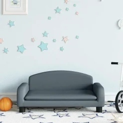 Meubelen Voor Baby'S & Peuters*vidaXL Kinderbank 70x45x30 cm stof Donkergrijs