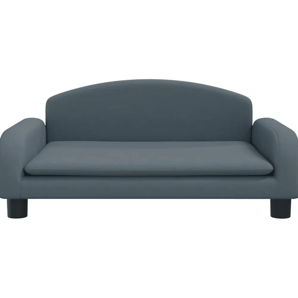 Meubelen Voor Baby'S & Peuters*vidaXL Kinderbank 70x45x30 cm stof Donkergrijs