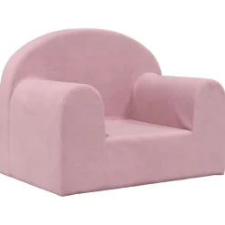 Meubelen Voor Baby'S & Peuters*vidaXL Kinderbank zacht pluche Roze