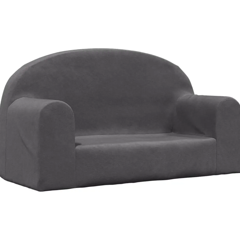 Kinderbank 2-zits zacht pluche kleurig>vidaXL Discount
