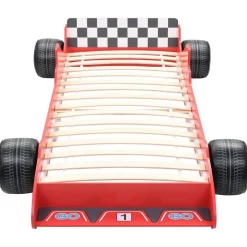 Meubelen Voor Baby'S & Peuters*vidaXL Kinderbed raceauto 90x200 cm Rood