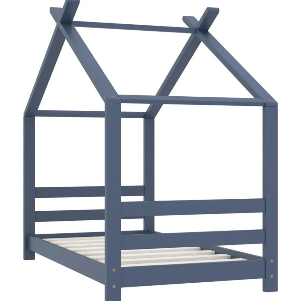 Kinderbedframe massief grenenhout 70x140 cm>vidaXL New