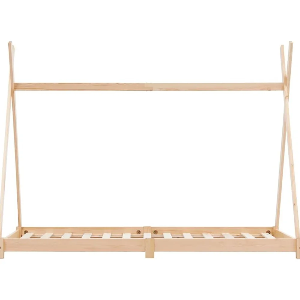 Kinderbedframe massief grenenhout 70x140 cm>vidaXL New
