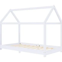 Kinderbedframe massief grenenhout 70x140 cm>vidaXL Outlet