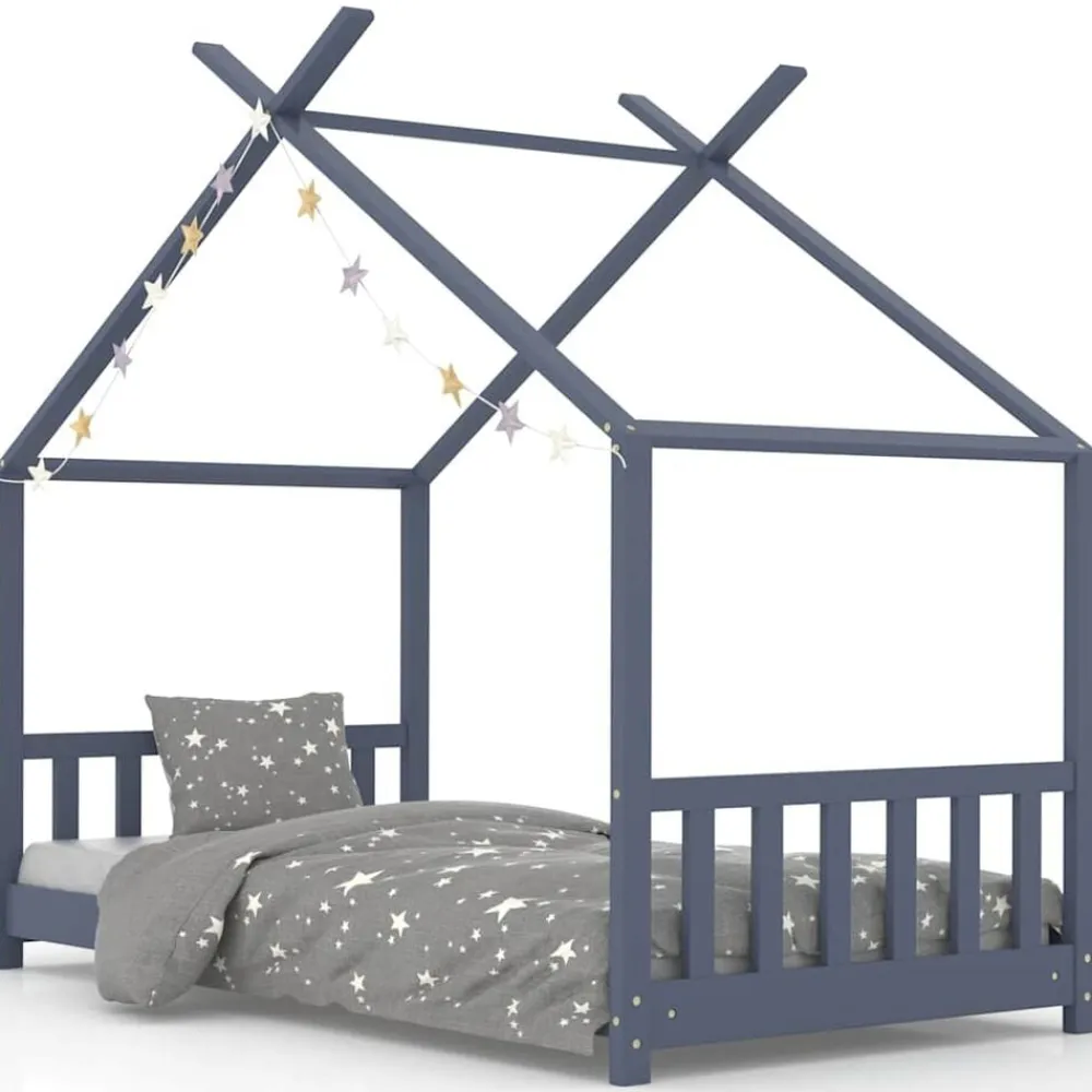 Kinderbedframe massief grenenhout 70x140 cm>vidaXL Hot