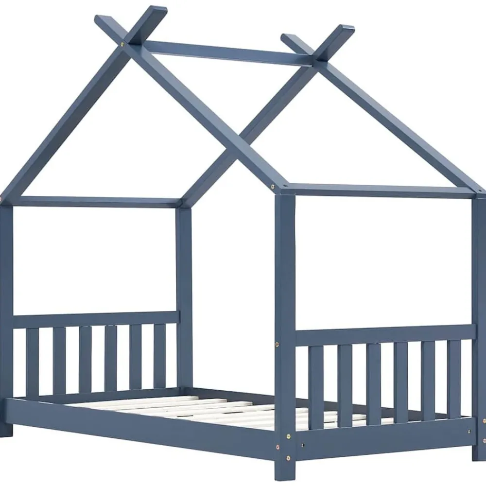 Kinderbedframe massief grenenhout 70x140 cm>vidaXL Hot