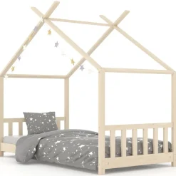Kinderbedframe massief grenenhout 70x140 cm>vidaXL Clearance