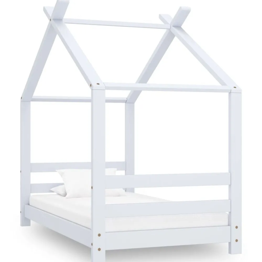 Kinderbedframe massief grenenhout 70x140 cm>vidaXL Best