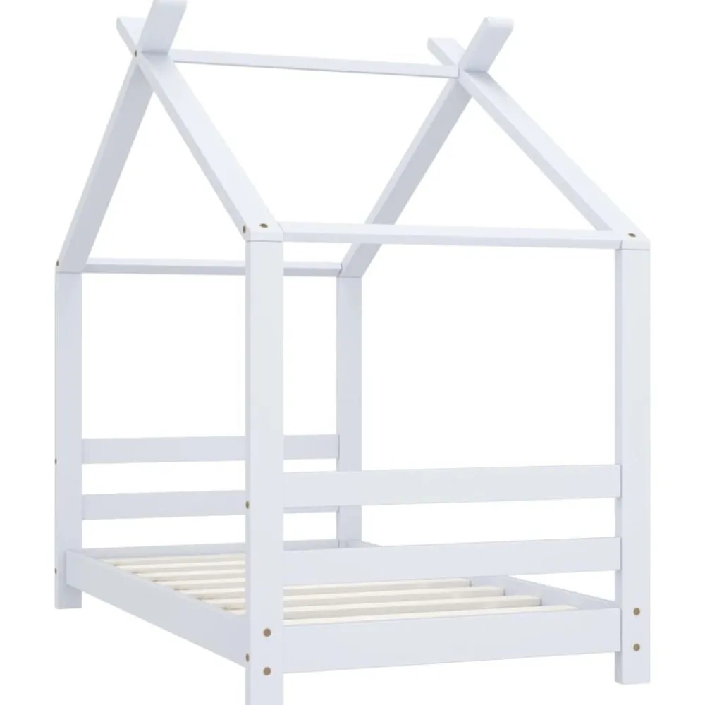 Kinderbedframe massief grenenhout 70x140 cm>vidaXL Best