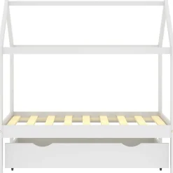 Kinderbedframe met lade massief grenenhout 70x140 cm><noscript><img width=