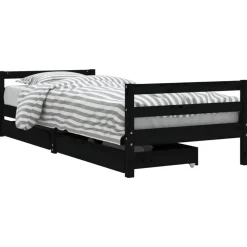 Kinderbedframe met lades 80x200 cm massief grenenhout>vidaXL