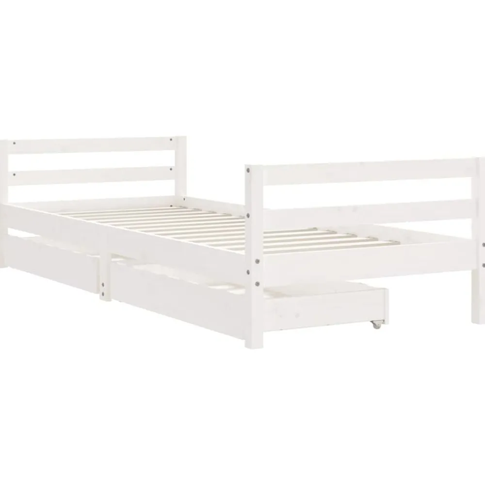 Kinderbedframe met lades 80x200 cm massief grenenhout>vidaXL Best