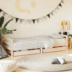 Kinderbedframe met lades 80x200 cm massief grenenhout>vidaXL Best