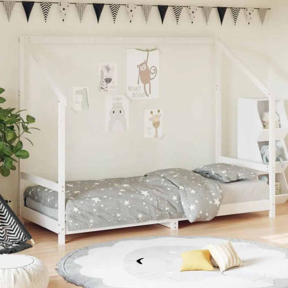 Kinderbedframe 80x200 cm massief grenenhout>vidaXL Online