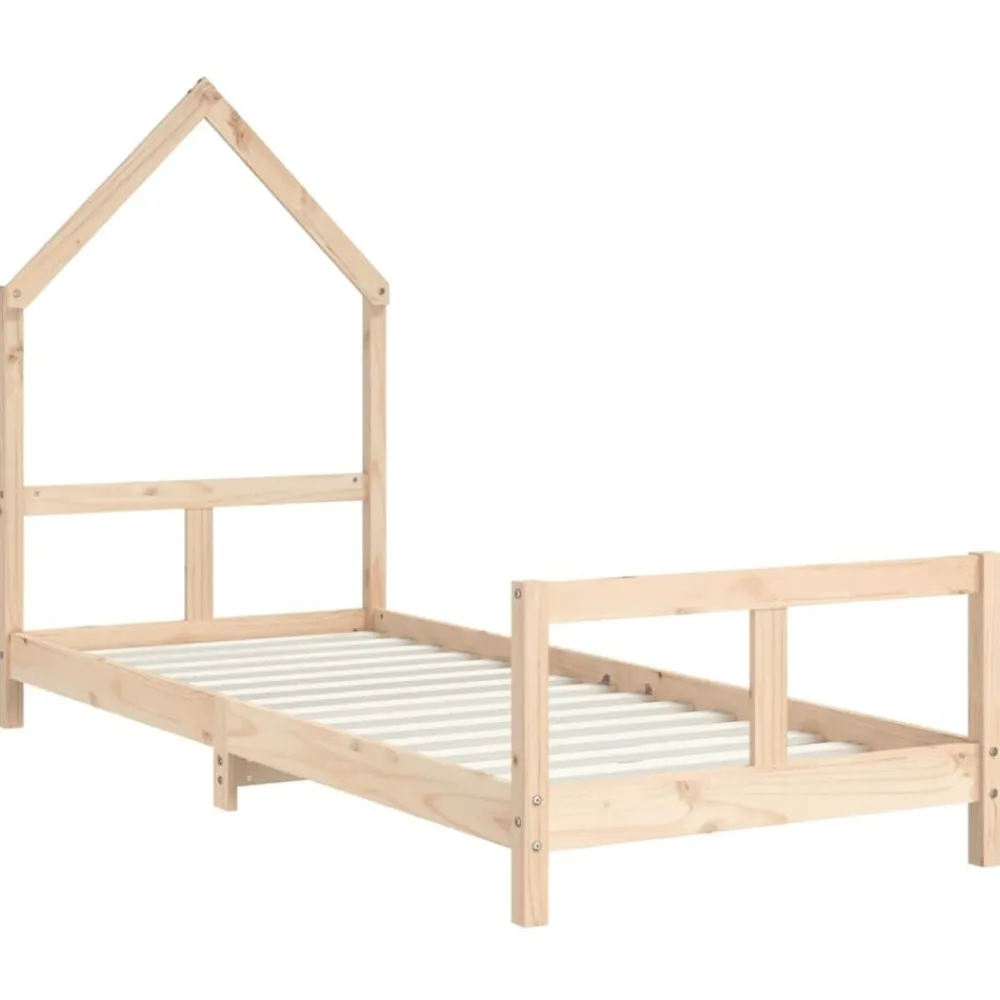 Meubelen Voor Baby'S & Peuters*vidaXL Kinderbedframe 80x200 cm massief grenenhout Naturel