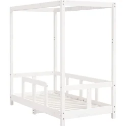 Meubelen Voor Baby'S & Peuters*vidaXL Kinderbedframe 70x140 cm massief grenenhout Wit