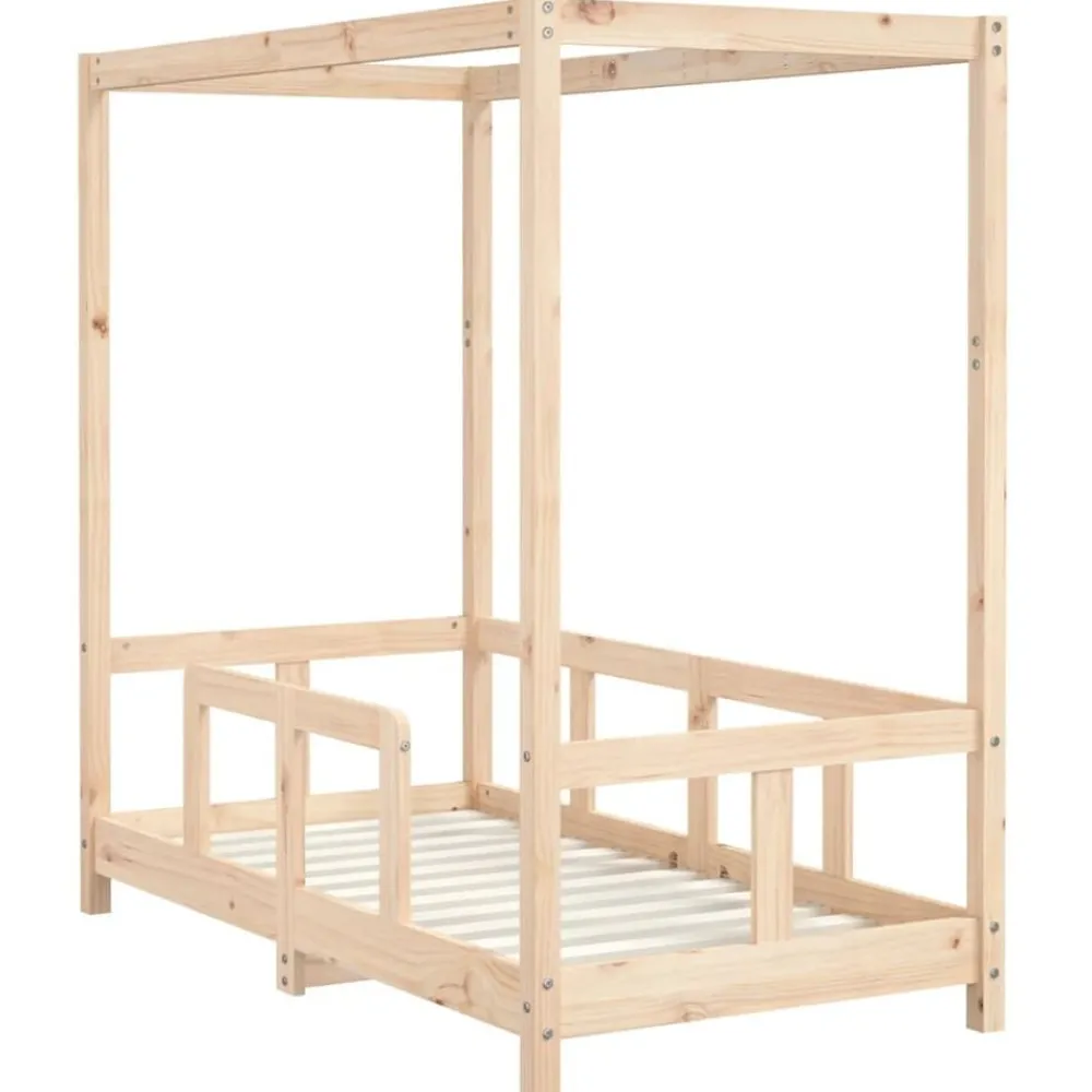 Kinderbedframe 70x140 cm massief grenenhout>vidaXL New