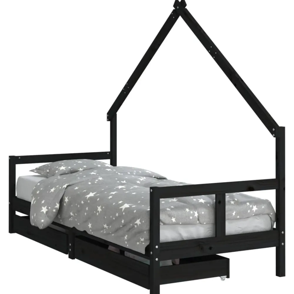 Kinderbedframe 80x200 cm massief grenenhout>vidaXL Clearance