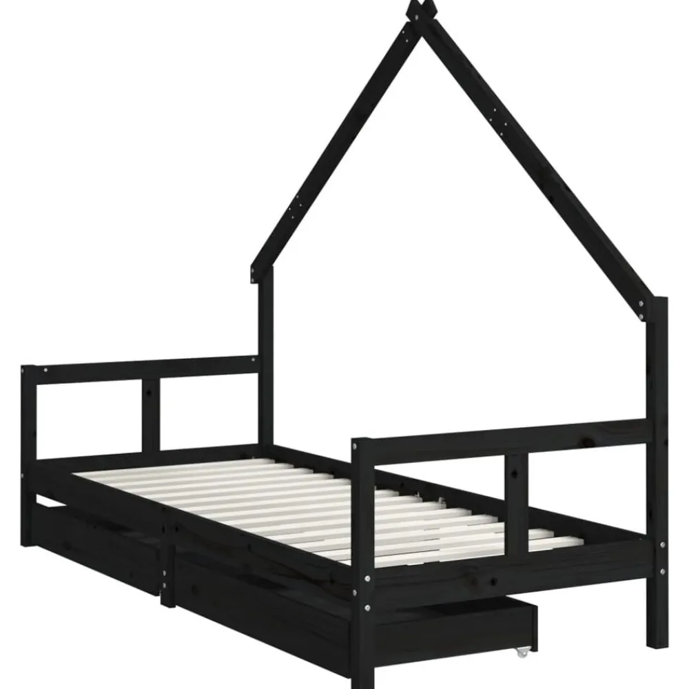Kinderbedframe 80x200 cm massief grenenhout>vidaXL Clearance