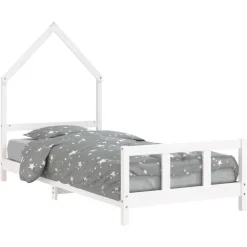 Kinderbedframe 90x190 cm massief grenenhout>vidaXL Discount