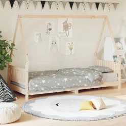 Kinderbedframe 80x200 cm massief grenenhout>vidaXL Sale