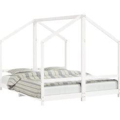 Kinderbedframe 2x(80x200) cm massief grenenhout>vidaXL