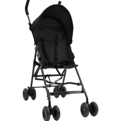 Onderweg*vidaXL Kinderbuggy staal kleurig en zwart Antraciet
