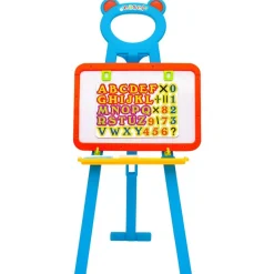 Speelgoed*vidaXL Kinderezel met krijtbord en whiteboard 2-in-1
